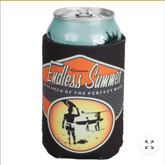 Other - Endless Summer Can Koozie Black